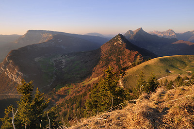 photo montagne randonnée chambery bauges pointe galoppaz