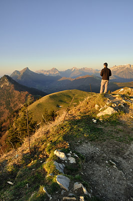 photo montagne randonnée chambery bauges pointe galoppaz