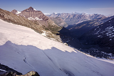 photo montagne alpes haute maurienne alpes grees glacier arnes