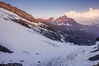 photo montagne alpes haute maurienne alpes grees glacier arnes averole