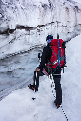 photo montagne alpes haute maurienne alpes grees glacier arnes crevasse