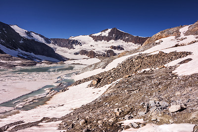 photo montagne alpes haute maurienne alpes grees lac grand mean albaron