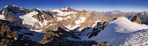 photo montagne alpes haute maurienne alpes grees pointe piatou panorama