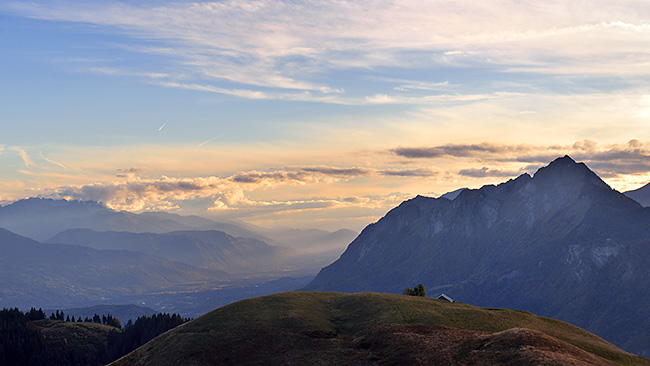 photo montagne alpes randonnée rando savoie bornes aravis ugine col arpettaz praz vechin