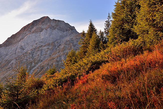 photo montagne alpes randonnée rando savoie bornes aravis ugine col arpettaz praz vechin