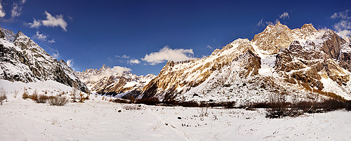 photo montagne alpes ecrins randonnée raquettes automne ailefroide pre madame carle