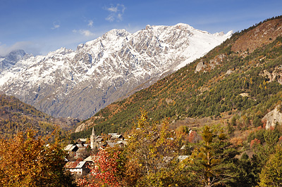 photo montagne alpes ecrins randonnée raquettes automne ailefroide pre madame carle vallouise