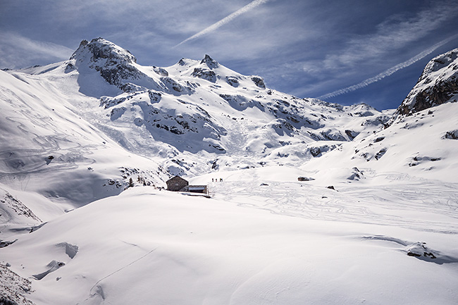 photo montagne alpes ski randonnée rando savoie tarentaise vanoise val d'isère fond des fours femma mean martin pointe sana