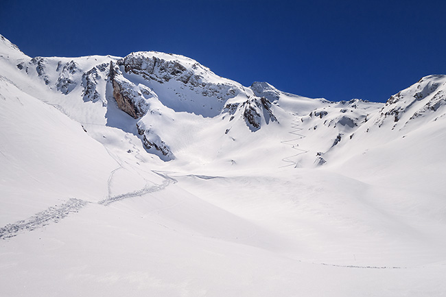 photo montagne alpes ski randonnée rando savoie tarentaise vanoise val d'isère fond des fours femma mean martin pointe sana