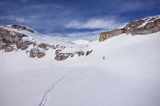 photo montagne alpes ski randonnée rando savoie tarentaise vanoise val d'isère fond des fours femma mean martin pointe sana