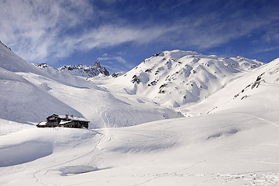 photo montagne alpes cerces thabor randonnée raquettes hiver neige nevache claree vallee refuge drayeres