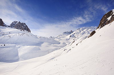 photo montagne alpes cerces thabor randonnée raquettes hiver neige nevache claree vallee col rochilles