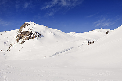 photo montagne alpes cerces thabor randonnée raquettes hiver neige nevache claree vallee