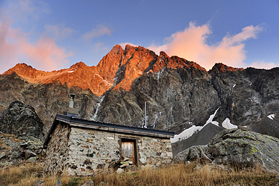 photo montagne alpes ecrins valjouffrey refuge font turbat olan