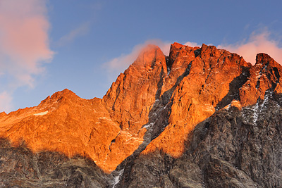 photo montagne alpes ecrins valjouffrey refuge font turbat olan