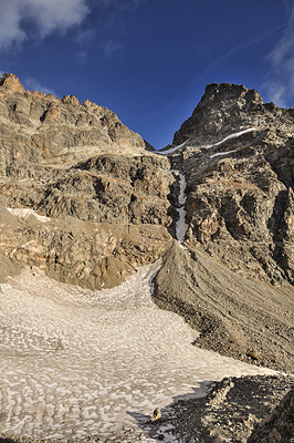 photo montagne alpes ecrins valjouffrey refuge font turbat lac pissoux