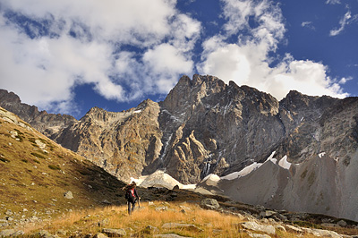 photo montagne alpes ecrins valjouffrey refuge font turbat lac pissoux olan