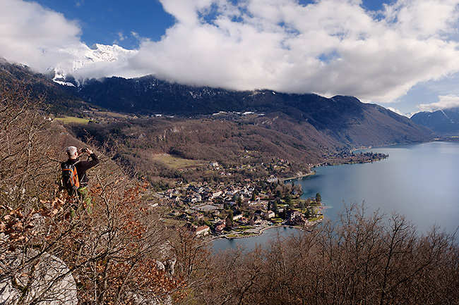 photo montagne alpes randonnée rando haute savoie annecy lac talloires roc chere