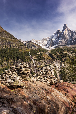 photo montagne alpes escalade mont blanc mer de glace rocher mottets