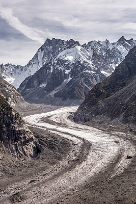 photo montagne alpes escalade mont blanc mer de glace rocher mottets