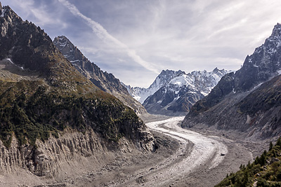 photo montagne alpes escalade mont blanc mer de glace rocher mottets