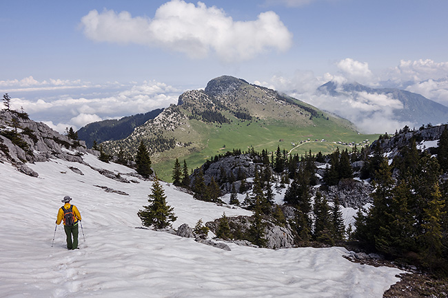 photo montagne alpes randonnée rando bornes aravis bargy rochers leschaux solaison