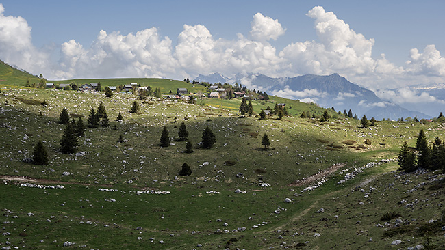 photo montagne alpes randonnée rando bornes aravis bargy rochers leschaux solaison