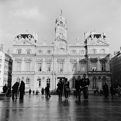 photo rolleiflex lyon croix rousse hotel de ville