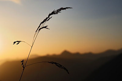 photo montagne alpes randonnée roselend coucher soleil