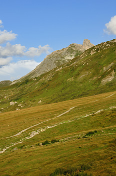 photo montagne alpes randonnée roselend dent d'arpire