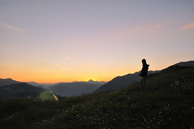 photo montagne alpes randonnée roselend plateau