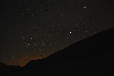 photo montagne alpes saint agnan en vercors paysage nocturne nuit filé étoiles