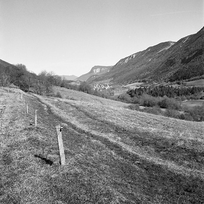 photo montagne alpes saint agnan en vercors paysage rolleiflex argentique