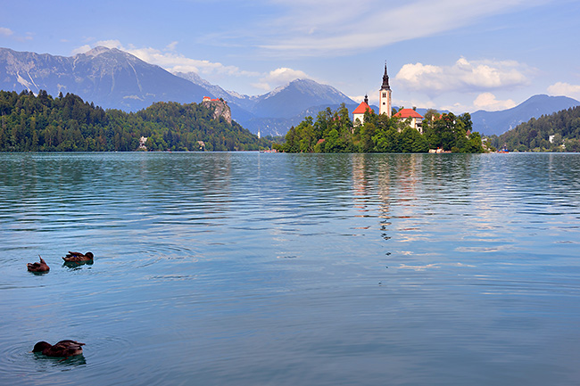 photo voyage europe centrale alpes balkans slovenie lac bled