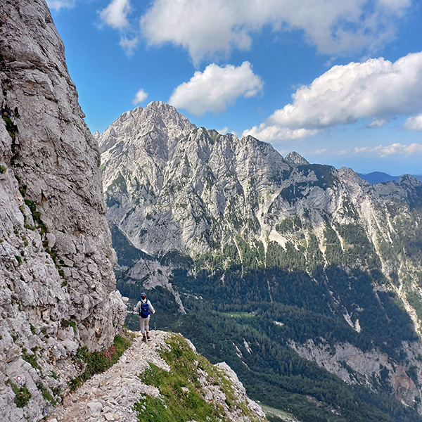 photo voyage europe centrale alpes balkans slovenie alpes kamniques brana