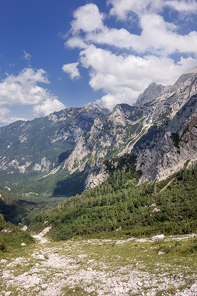 photo voyage europe centrale alpes balkans slovenie alpes kamniques brana