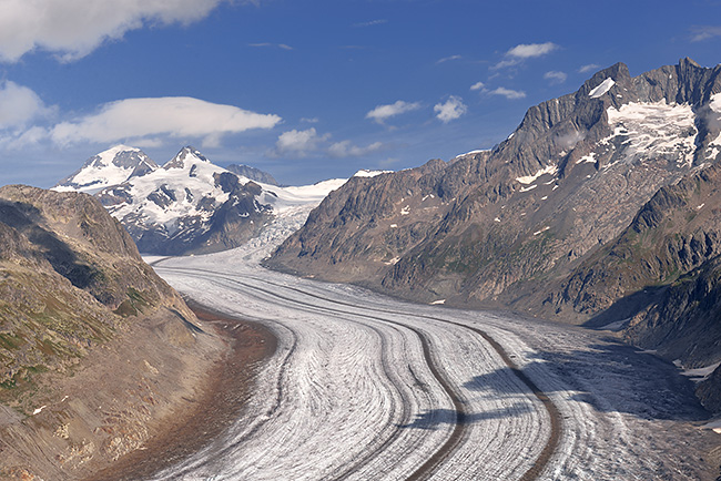 photo montagne alpes randonnée suisse valais bettmerhorn eggishorn glacier aletsch sentier UNESCO