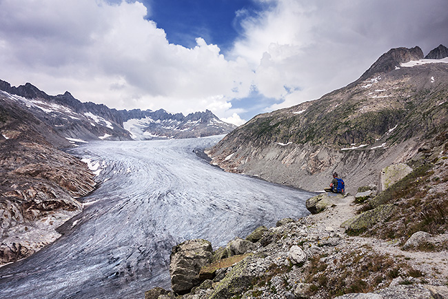 photo montagne alpes randonnée suisse grimselpass furkapass glacier du rhone