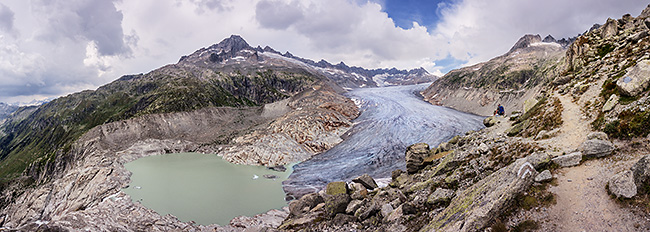 photo montagne alpes randonnée suisse grimselpass furkapass glacier du rhone