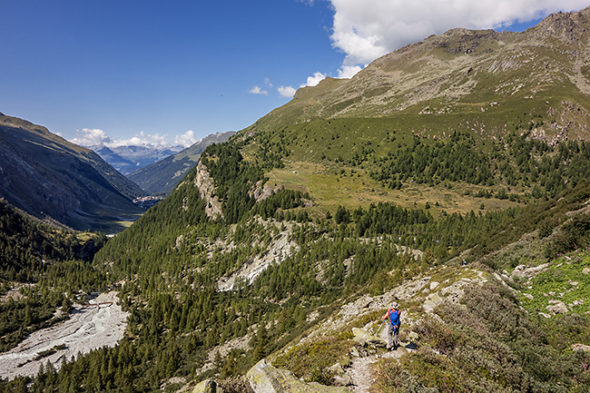 photo montagne alpes randonnée suisse valais zinal refuge cabane grand mountet