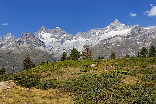 photo montagne alpes randonnée suisse valais zermatt lac stellisee cervin matterhorn