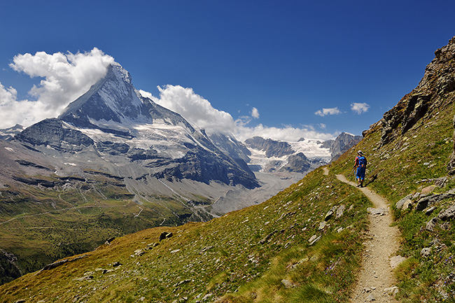 photo montagne alpes randonnée suisse valais zermatt edelweiss Hohbalmen