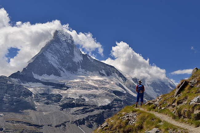 photo montagne alpes randonnée suisse valais zermatt edelweiss Hohbalmen