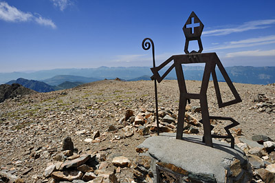 photo montagne alpes taillefer randonnée statue