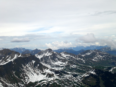 photo montagne alpes randonnée Refuge Tête de Bostan sommet Suisse