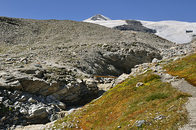 photo montagne alpes randonnée tour des glaciers vanoise TGV moraine