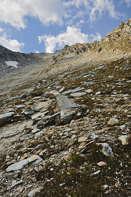 photo montagne alpes randonnée tour des glaciers vanoise TGV col aussois descente