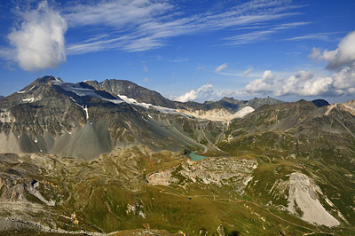 photo montagne alpes randonnée tour des glaciers vanoise TGV pointe observatoire peclet polset lac blanc