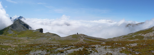 photo montagne alpes randonnée tour du mont blanc tmb kora panorama Col de la Croix du Bonhomme