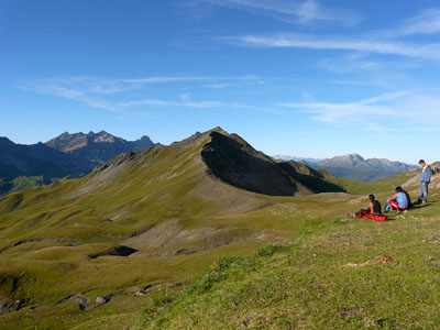 photo montagne alpes randonnée tour du mont blanc tmb kora refuge de la Croix du Bonhomme